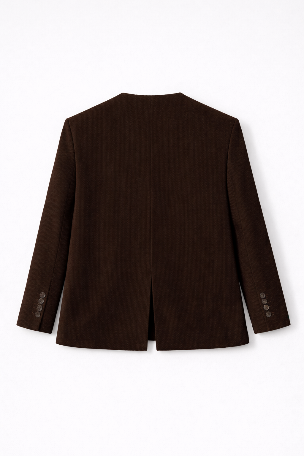 Blazer oversize en velours — marron